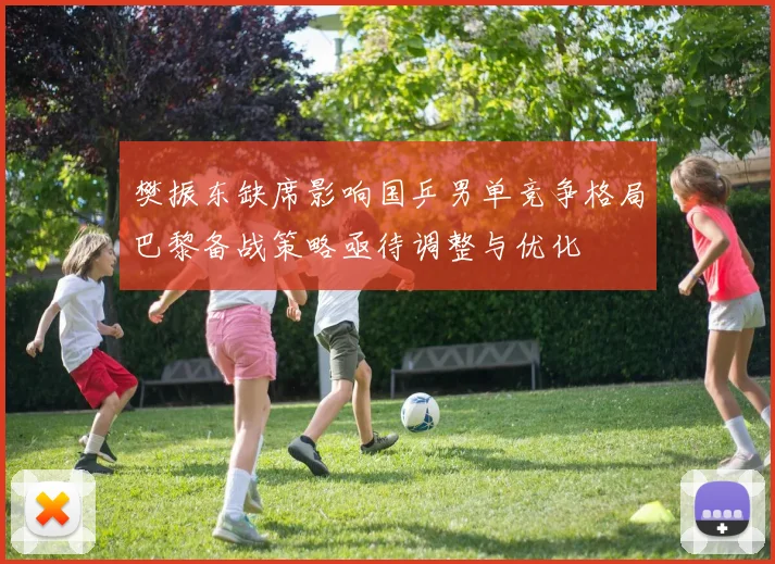 樊振东缺席影响国乒男单竞争格局巴黎备战策略亟待调整与优化